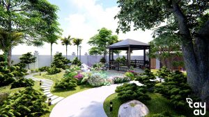 tieu canh san vuon biet thu 1
