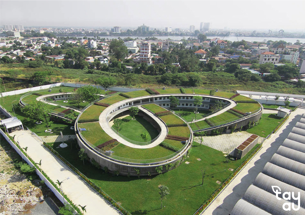 The criteria for evaluating an aesthetically pleasing and environmentally harmonious green architectural project 9 cong trinh kien truc xanh 5