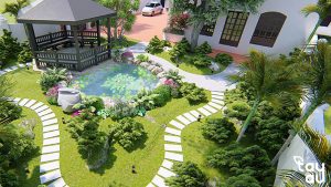 tieu canh san vuon biet thu 1