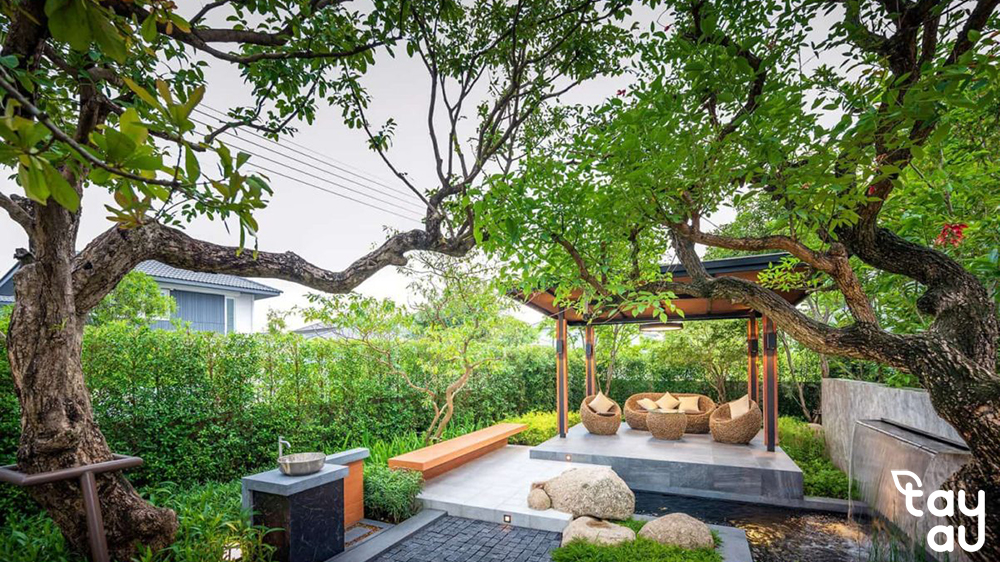 Thư giãn tuyệt vời giữa thiên nhiên với chòi nghỉ sân vườn 6 choi nghi san vuon 1