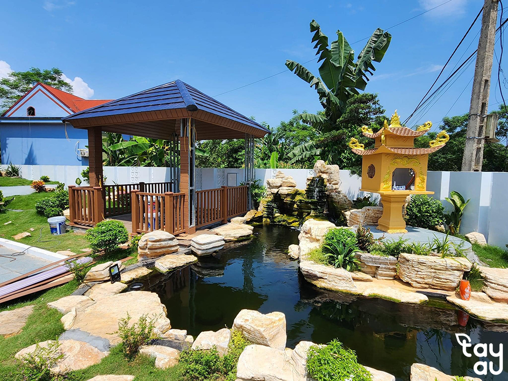Thư giãn tuyệt vời giữa thiên nhiên với chòi nghỉ sân vườn 7 choi nghi san vuon 2