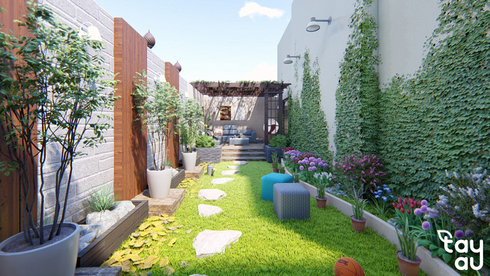 Things to Know Before Designing a Side Yard Garden 6 san vuon ben hong nha 1