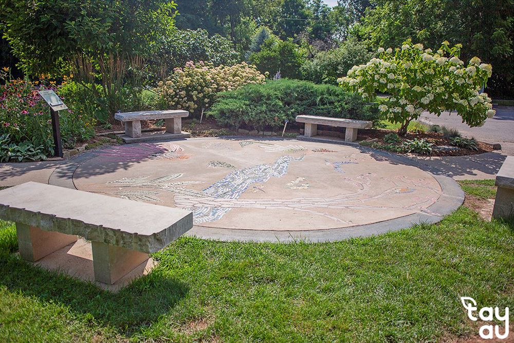 Nghệ thuật trong thiết kế sân vườn Mosaic 7 san vuon mosaic 3