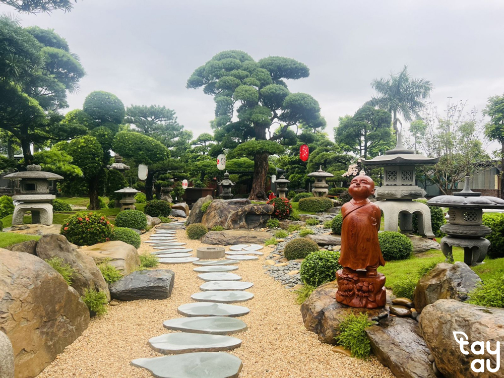 Detailed guide to garden construction based on the Four Symbols principle 11 thiet ke san vuon theo nguyen tac tu linh 6