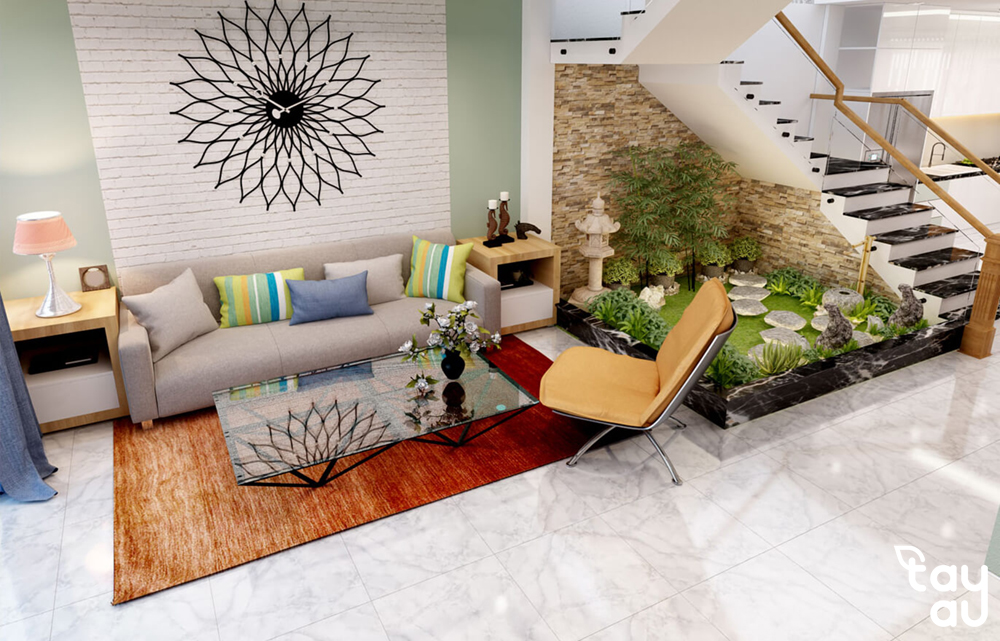 living room miniature 2