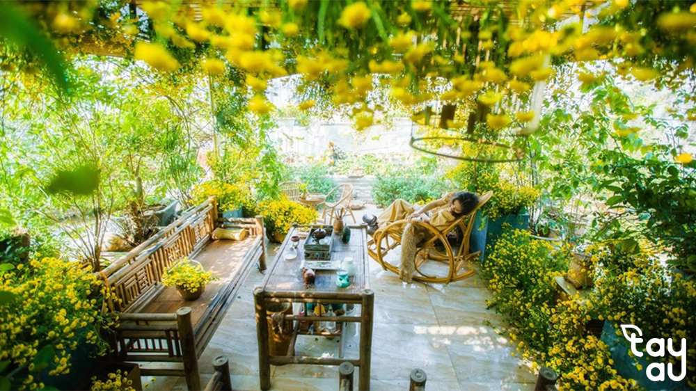 Hướng dẫn thiết kế vườn hoa sân thượng đẹp ngất ngây lòng người 8 vuon hoa san thuong 1