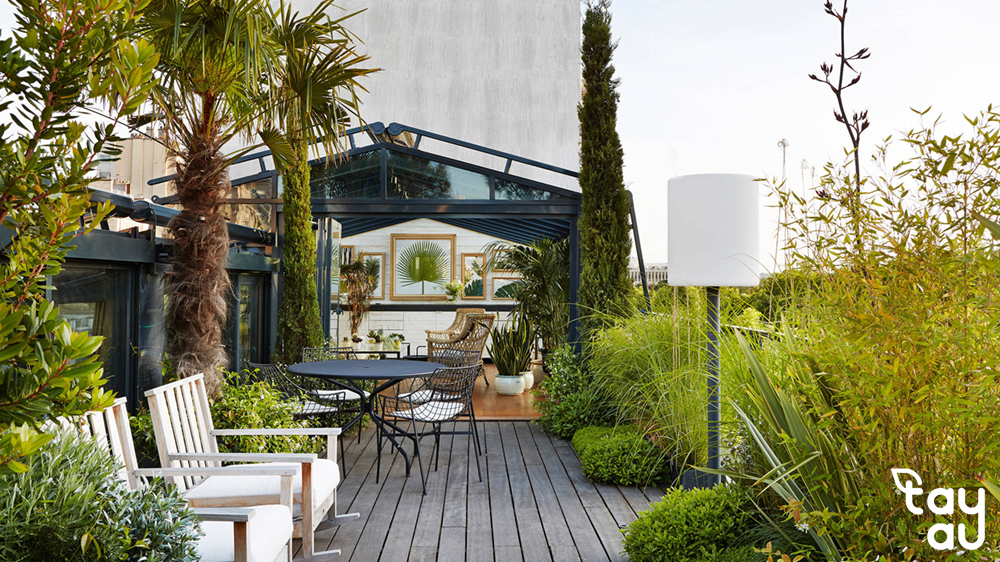 How to design a beautiful, feng shui-friendly, cool, relaxing, and unique tropical garden on your rooftop 5 vuon nhiet doi tren san thuong 1