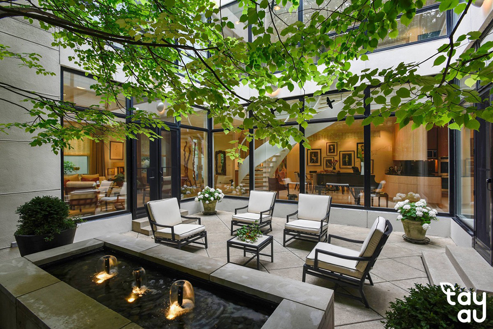 Những ý tưởng thiết kế sân vườn giữa nhà sáng tạo và bất ngờ 10 san vuon giua nha 4