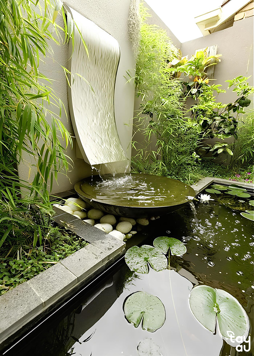 thac nuoc phong thuy ngoai troi 5