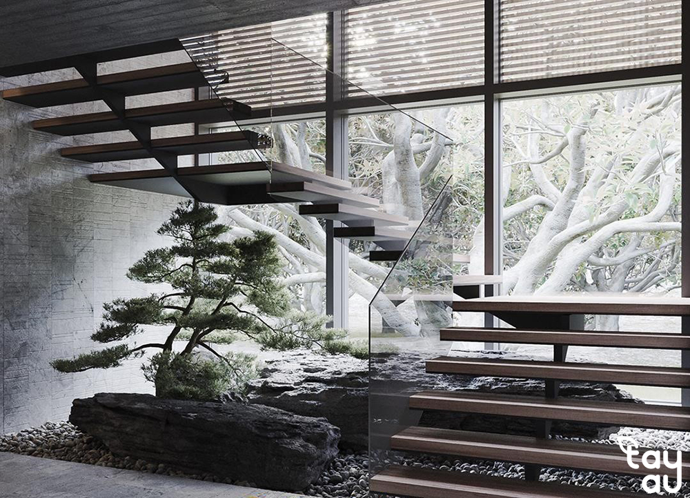 under-stair garden