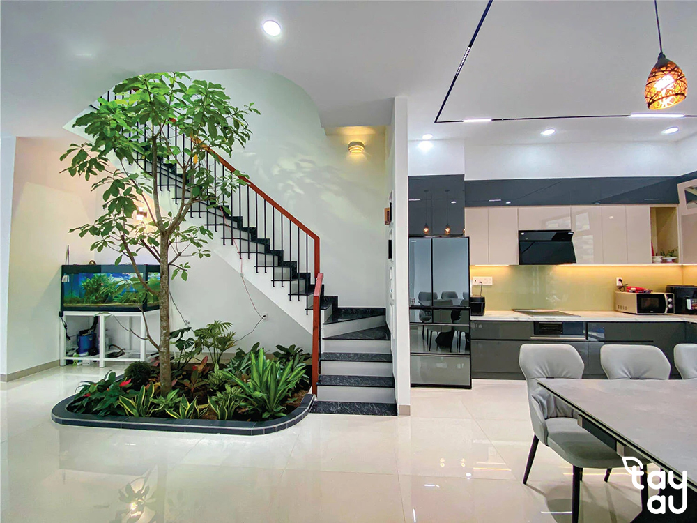 under-stair garden