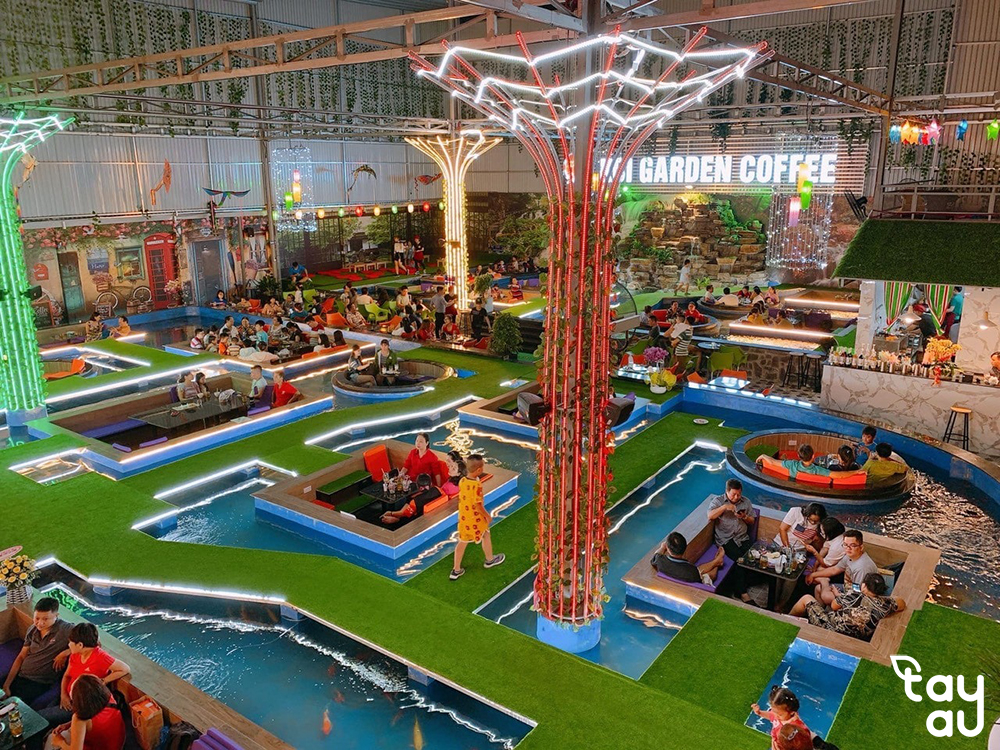 Top quán cafe cá koi đẹp tại sài gòn cho người yêu cafe & thiên nhiên 12 cafe ca koi dep 4