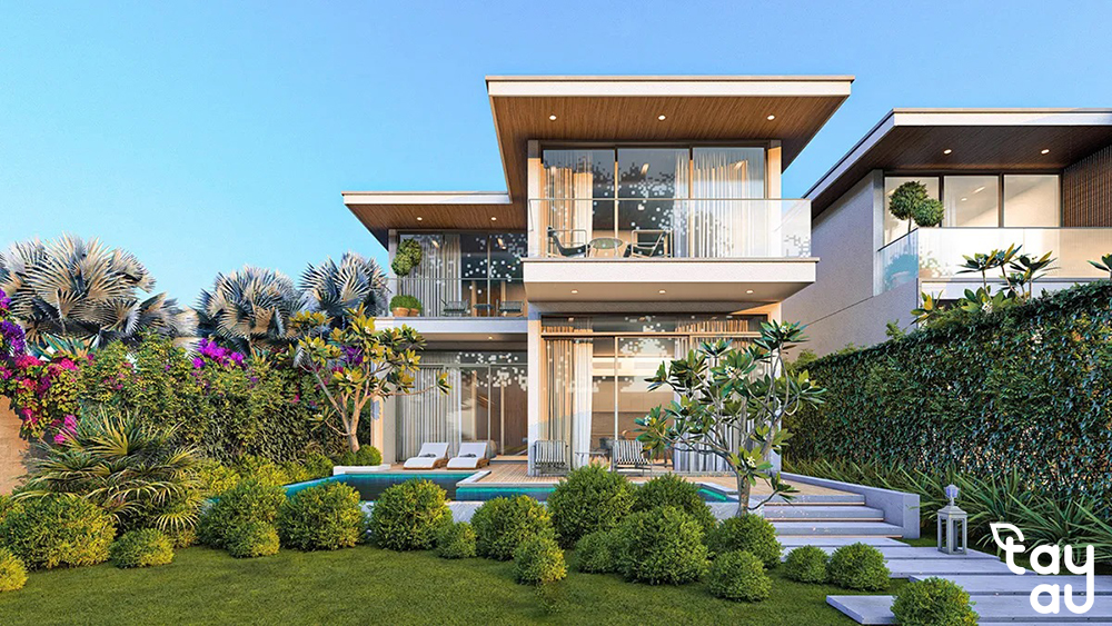 two-story garden house